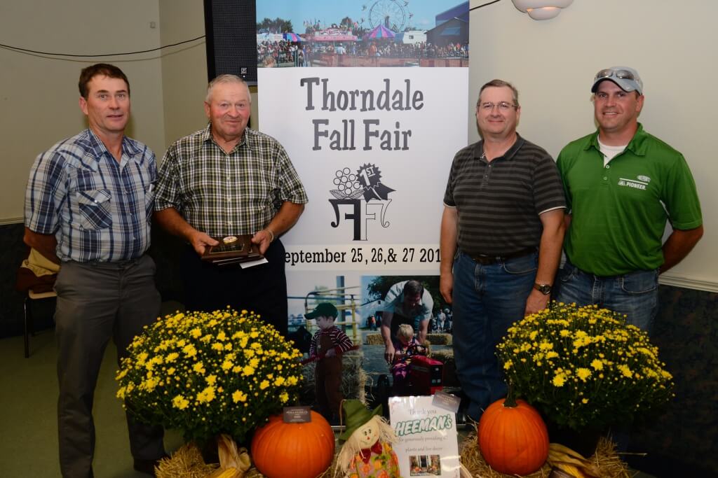 2015 Field Crop Competition Champions, Left to Right - Steven O'Neil, Gerald Johnson, Ed Lee & Curtis Gartley