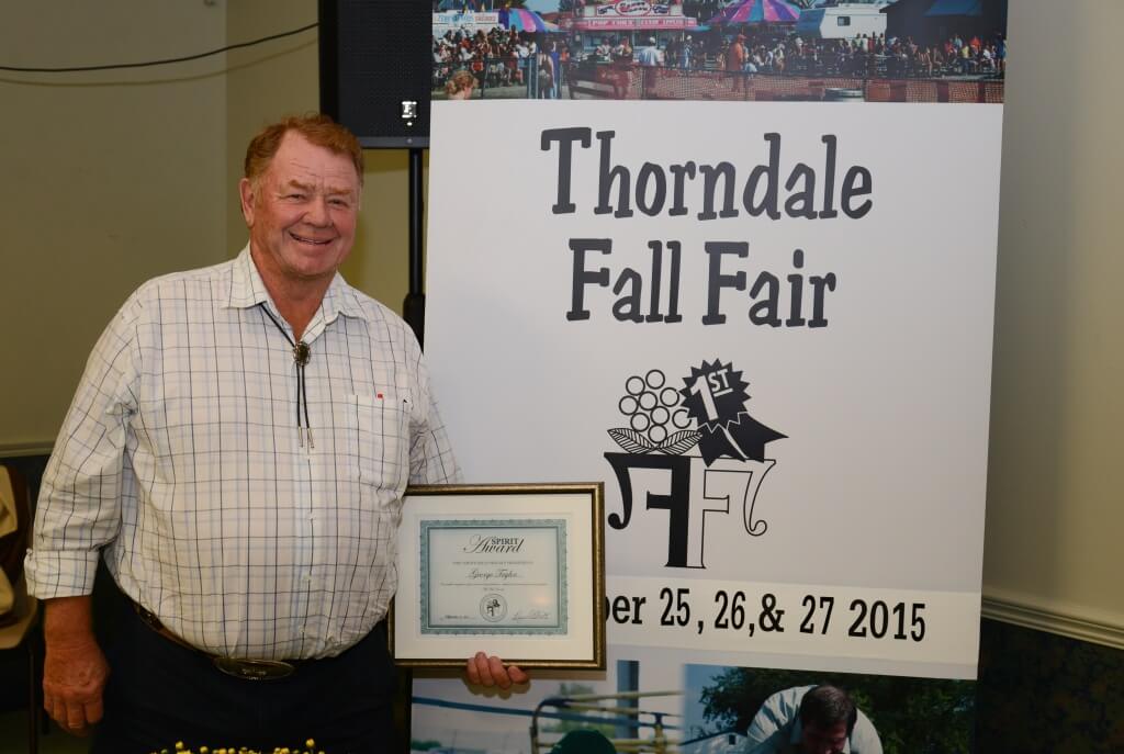 Thorndale Fair Spirit Award - George Taylor