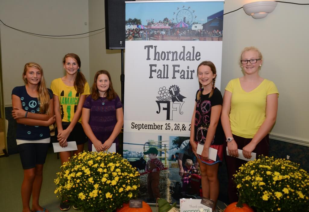 I Love Thorndale Youth Movie Project Winners, 3rd Place - Cassandra & Georgia, 2nd Place - Alyssa & Jocelyn, 1st place - Ellen, Honourable Mention, Gracie