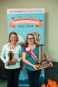 Homecraft Queen: Lee Thomson and Runner-up: Monica DeVries